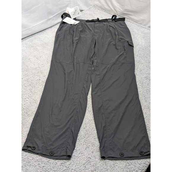 Exofficio Performance Convertible Hiking Pants Men's XL Gray Teflon Coated NWT - Picture 1 of 16